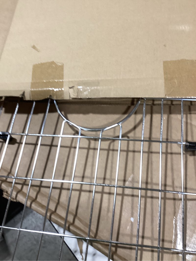 Condition photo showing Good Condition for iPEGTOP Sink Bottom Grid, Stainless Steel Sink Protector 28"x 15" Centered Drain Hole with Corner Radius 1-1/2", Sink Grate for Bottom of Kitchen Single Sink Bowl with Hole Cover, One-Piece 28"x15",Centered Drain
