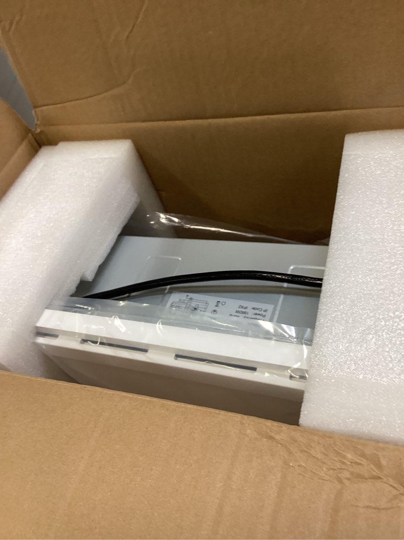 Condition photo showing Good Condition for 4 in 1 Bathroom Exhaust Fan with Light and Heater, 190 CFM Quiet Bathroom Exhaust Fan, 1800W Heater, 12W LED Light Combination with Remote Control for Bathrooms, Toilets, Hotels