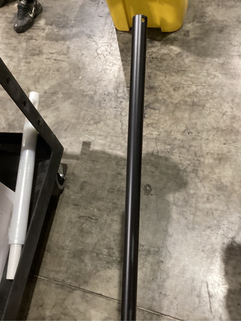 Condition photo showing Good Condition for haipeel 72 inch ceiling fan downrod, 6 ft extension rod with extended cord, 1 inch diameter not threaded downrod for ceiling fan, heavy duty ceiling fan accessories (black) matte black 72 inch