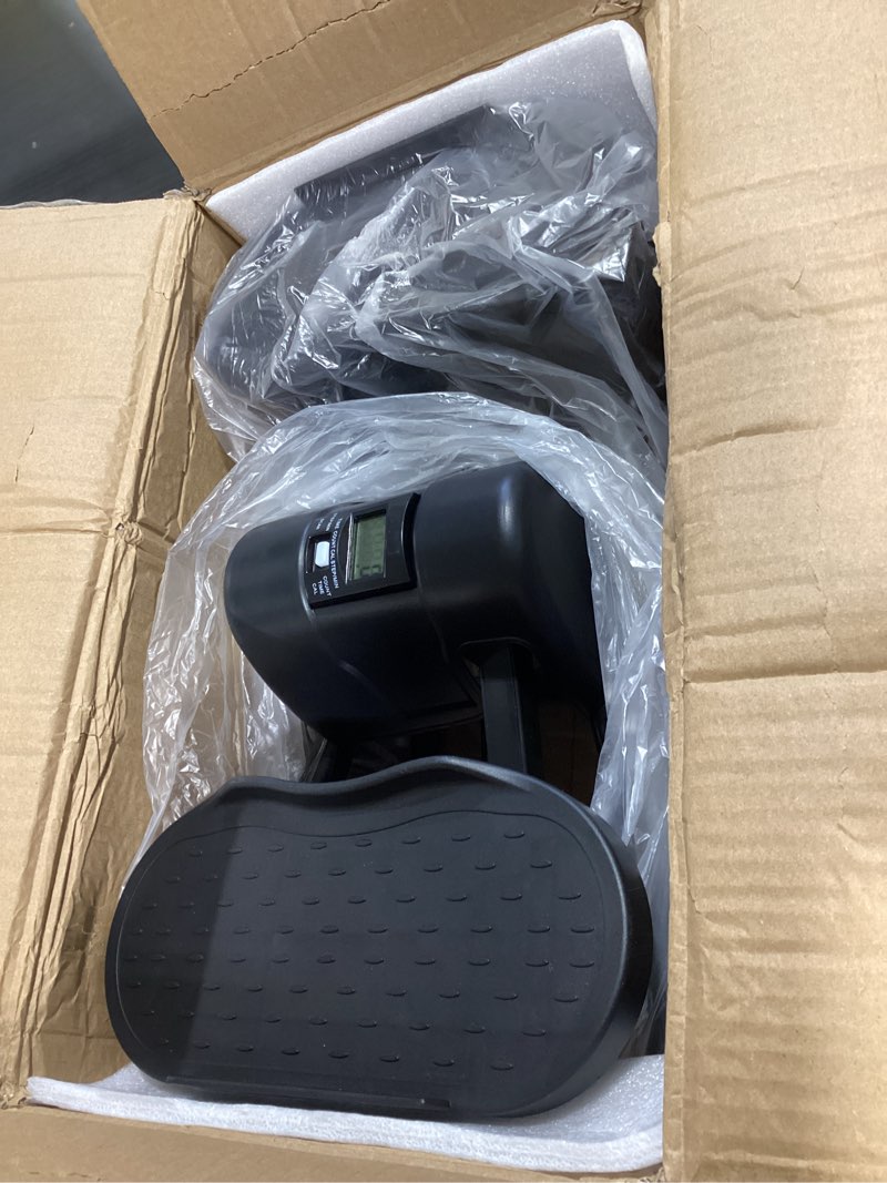 Condition photo showing Good Condition for rock stepper - steppers for exercise at home, portable stepper side to side with digital display & resistance bands, 330 lbs capacity full body workout low-impact knee-friendly 3d stair stepper black