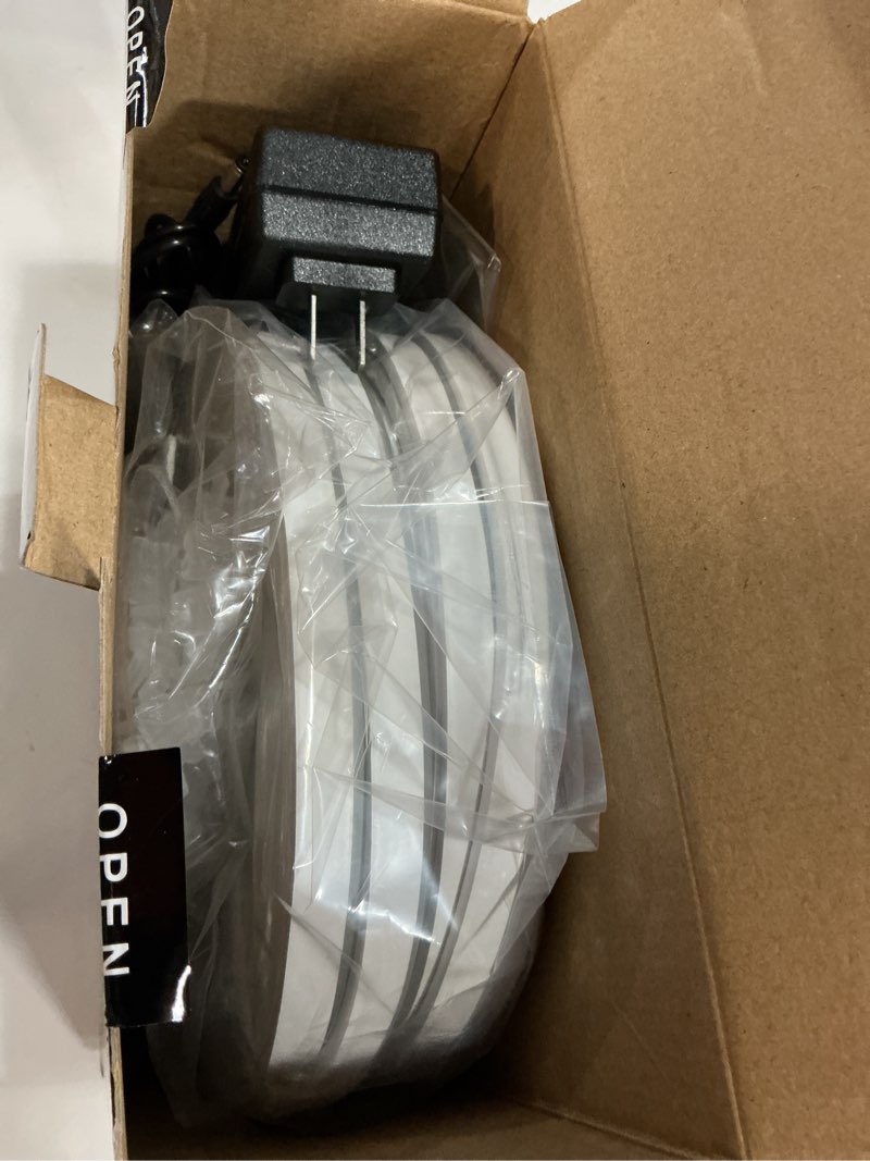 Condition photo showing New/Like New for Fussion 100Ft Led Neon Rope Lights,RGB Led Strip Lights with App/Remote Control Music Sync Gaming Lights Outdoor IP67 Waterproof,Flexible DIY Design for Bedroom,Living Room,Party Decor