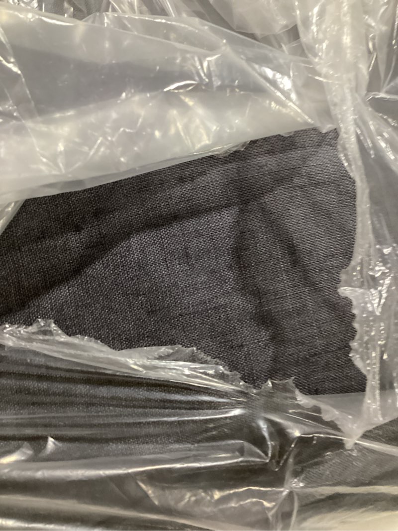 Condition photo showing Good Condition for european linen deluxe bedding bundle, king, charcoal