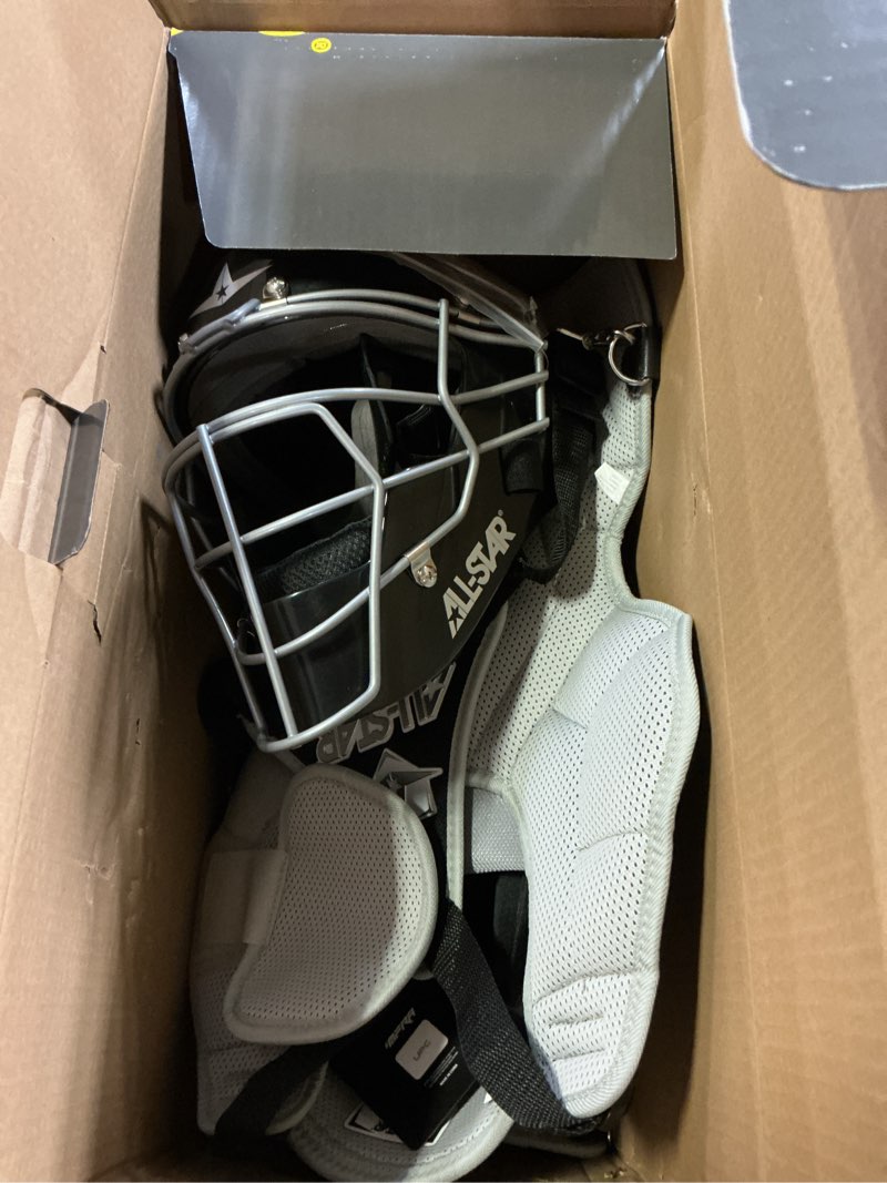 Condition photo showing Good Condition for All-Star Top Star Series Baseball Catching Equipment Kit, Meets NOCSAE Standard - Ages 7 to 9, 9 to 12, 12 to 16 Age 9-12 Black