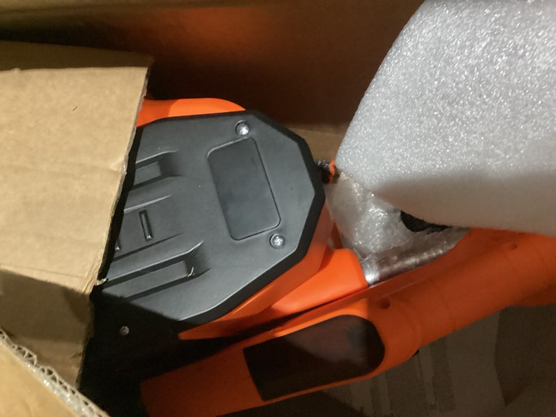 Condition photo showing Good Condition for 11" Cordless Snow Shovel,500W 21V Foldable Battery Powered Snow Thrower with ±45° Directional Plates Rechargeable Battery Gloves Goggles for Driveway, Sidewalk, Patio, Deck