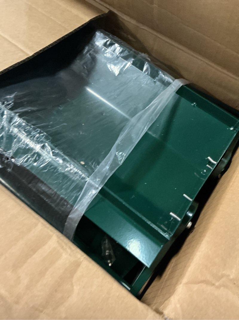 Condition photo showing Good Condition for zonon squirrel proof bird feeder metal 12lbs large capacity for cardinals chickadees green bird feeder on pole for outdoors, not including pole