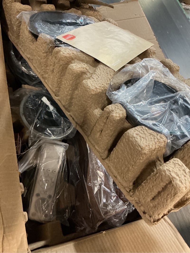 Condition photo showing Good Condition for taloya 52 inch ceiling fans with led lights remote control flush mount low profile for bedroom farmhouse patio outdoor living room kitchen dining room,dc motor,reversible,buzzer on/off,black walnut 52 inch-standard black walnut