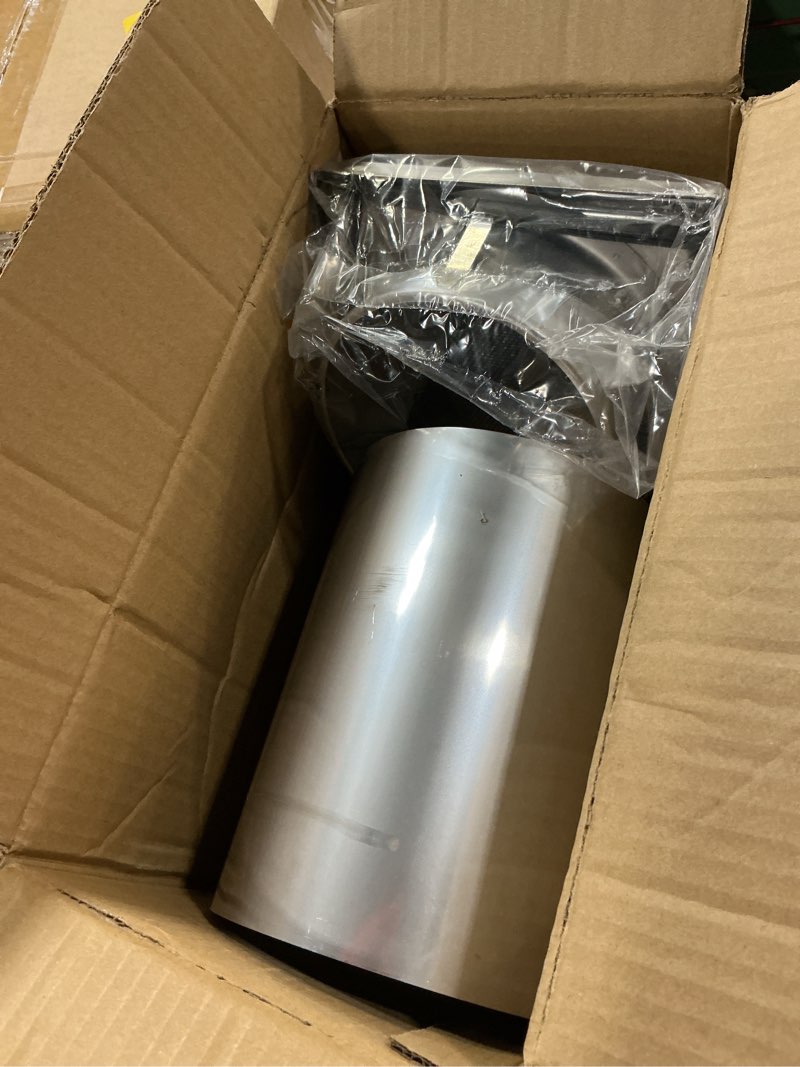 Condition photo showing New/Like New for gisafai 6" dryer vent cover outside with stainless steel guard wall dryer exhaust cap and removable extended pipe vent shroud hood cushioned non return flap with sealing gasket grille(silver) 6" silver