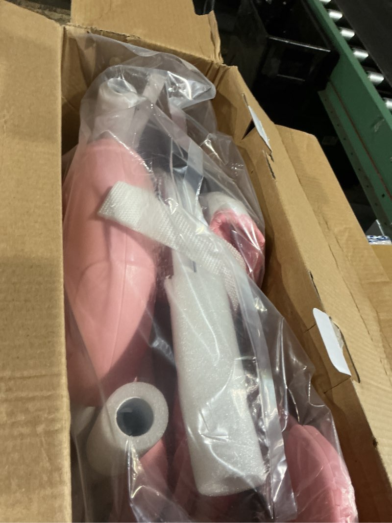 Condition photo showing Good Condition for baby swing for baby girl,newborn swing with music,5 speed levels,timing setting,soft cushion,pink foldable infant swing for indoor outdoor use 0-9 months pink bear