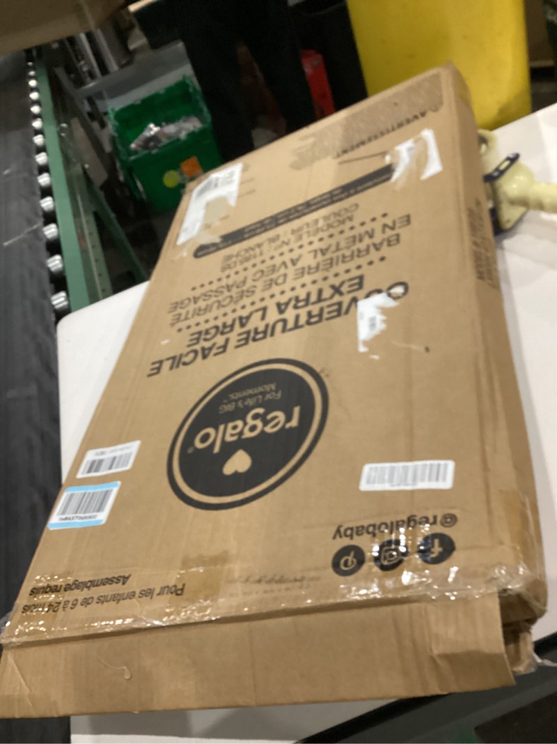 Condition photo showing Good Condition for Regalo Extra Wide Easy Open Metal Walk Through Baby Gate