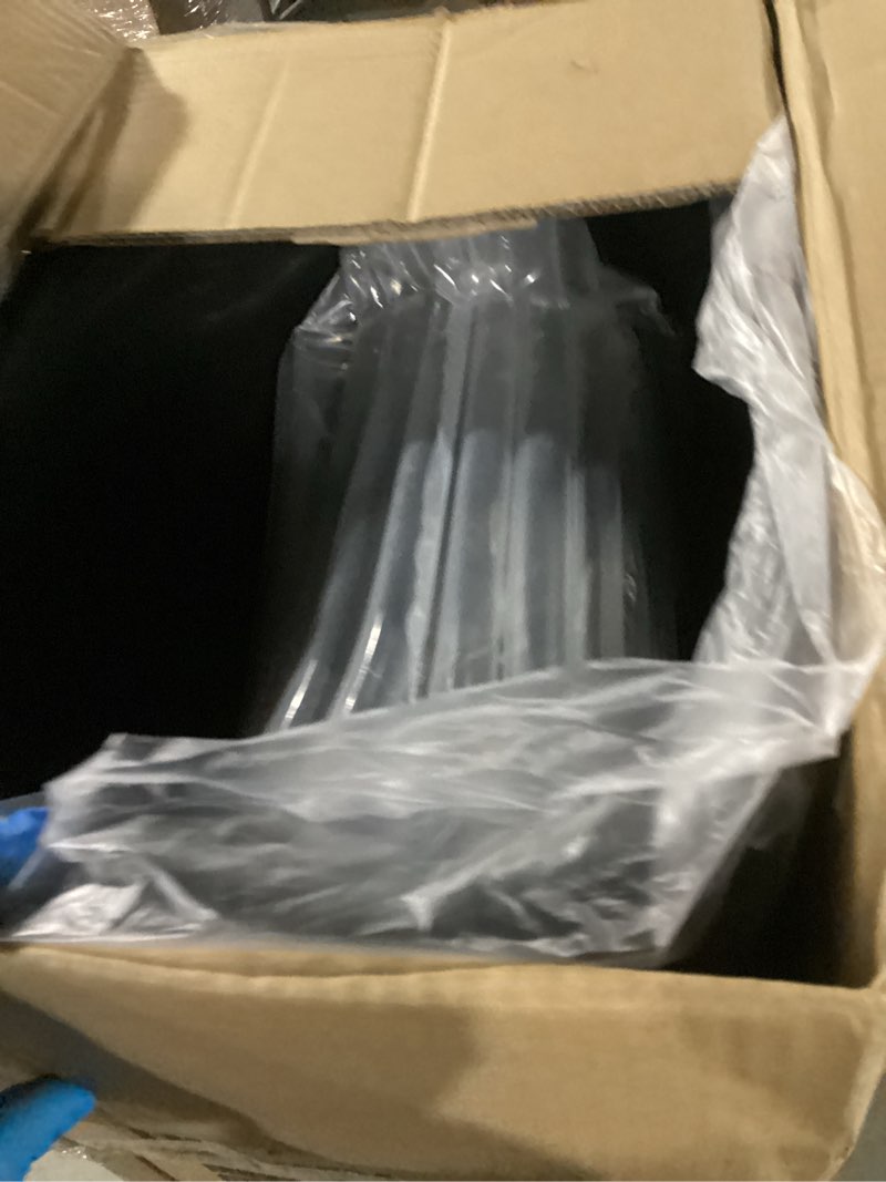 Condition photo showing As Is for BestOffice | 13 Gallon Trash Can with Lid | Automatic Touchless Garbage Can | Odor Control | Modern Oval Design | Easy to Clean | Stainless Steel | Fits Any Kitchen, Bathroom, Office or Home Stainless Steel Stainless Steel