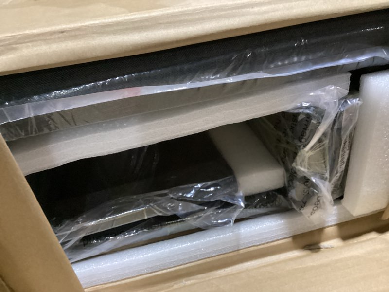 Condition photo showing New/Like New for zinus 12 inch king cooling comfort hybrid mattress [new version], fiberglass free, medium firm feel, motion isolation, certified safe foams & fabric white king 12" modern hybrid