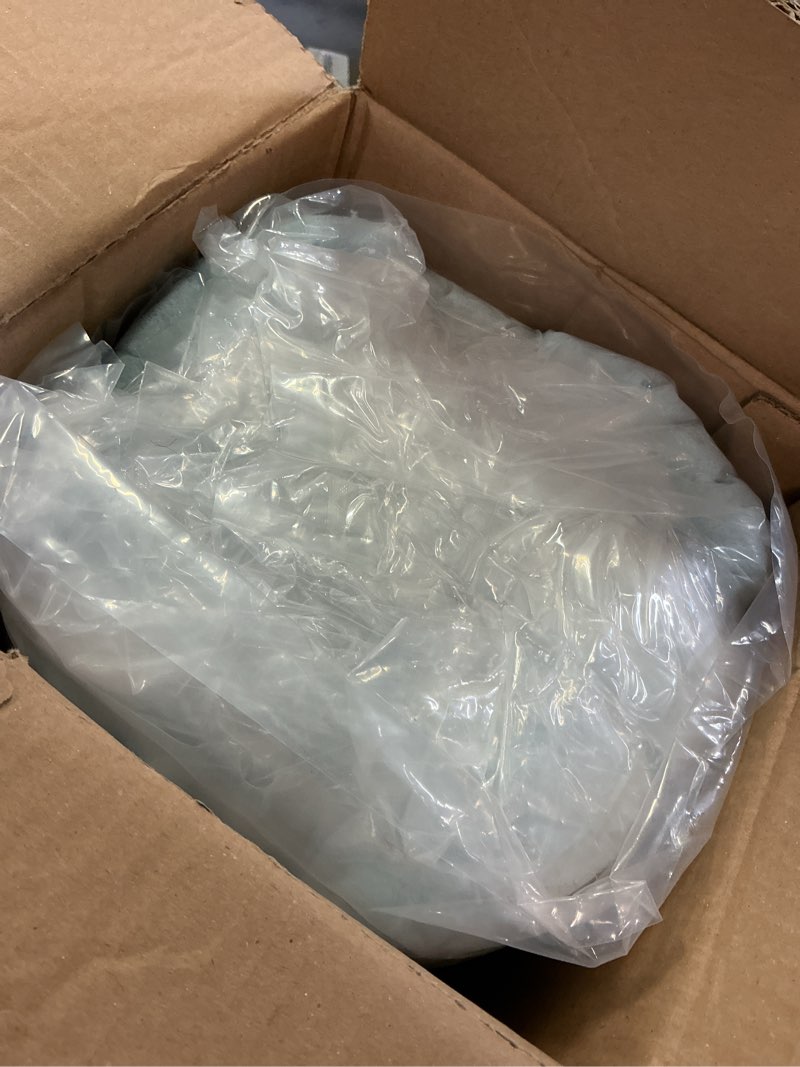 Condition photo showing New/Like New for best price mattress 2-inch ventilated gel memory foam topper - full, dorm essentials, blue full 2 inch
