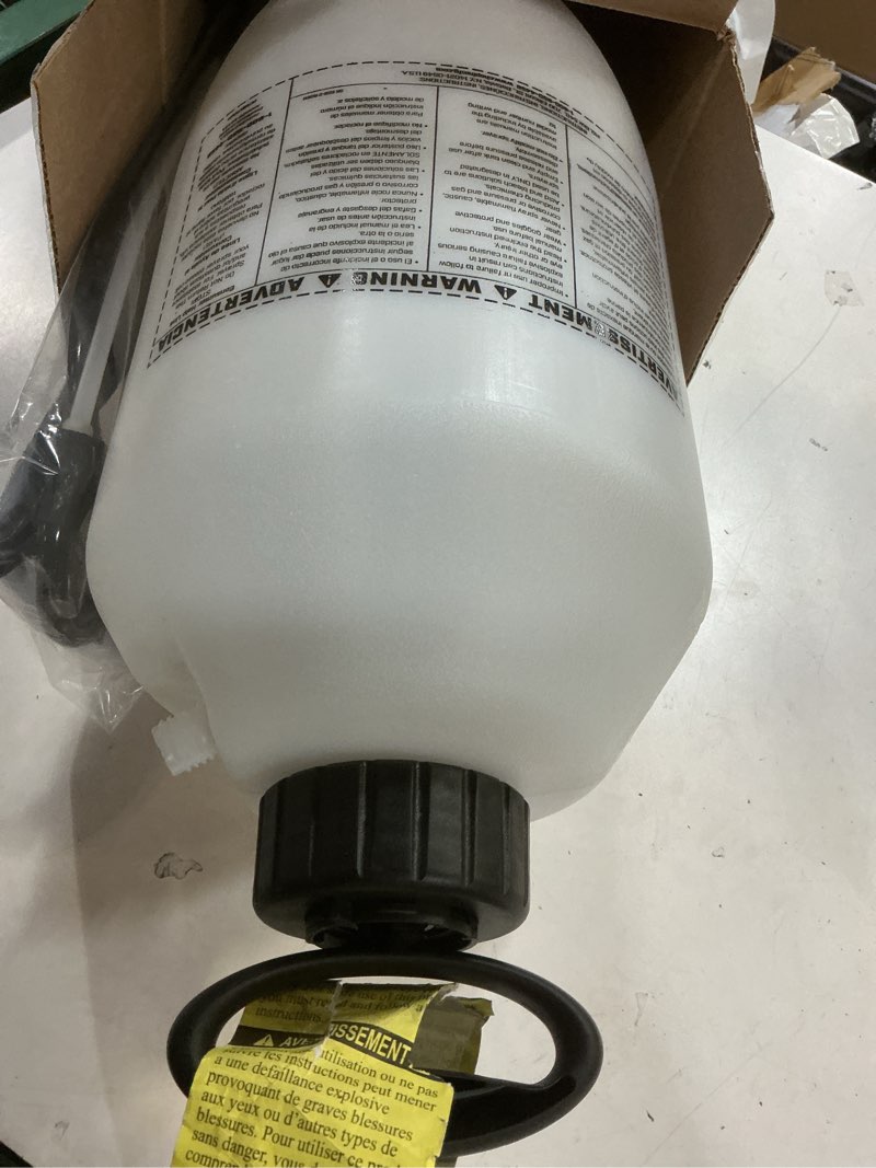 Condition photo showing Good Condition for chapin 16200 pump sprayer, 2-gallon, lawn & garden translucent poly tank, adjustable cone nozzle, ergonomic handle & in-tank filter for herbicides, pesticides & fertilizers 2 gal sprayer