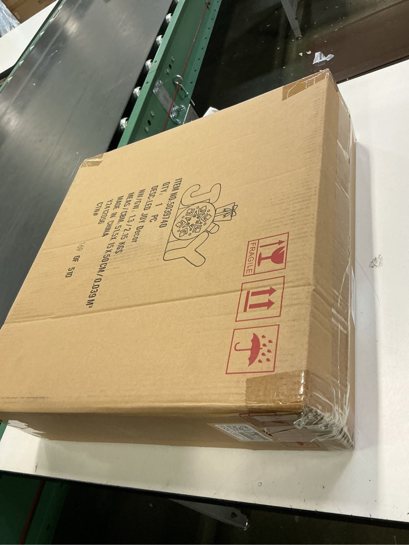 Condition photo showing New/Like New for Vigdur Christmas Joy Outdoor Decoration - 40inch Lighted Joy Nativity Scene Yard Sign with 70 LEDs, Nativity Christmas Yard Decorations for Indoor Outdoor Yard Lawn Party Holiday Décor