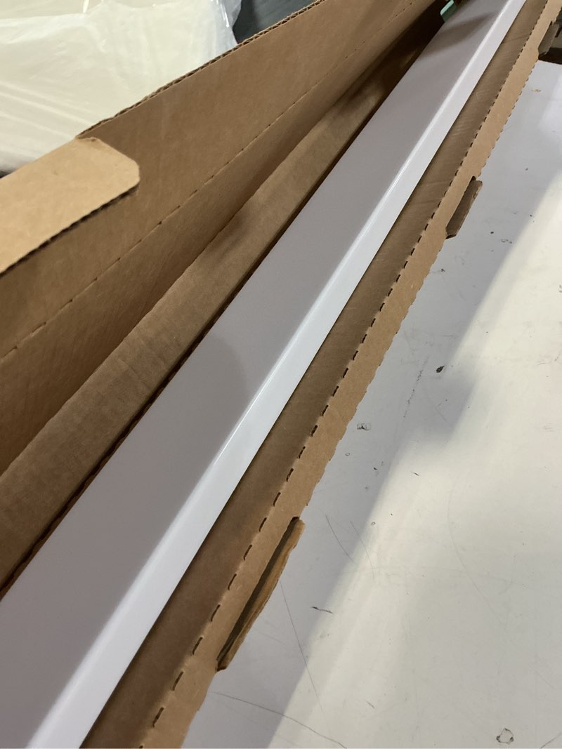 Condition photo showing Good Condition for project source cultured marble vanity tops 2.37-in h x 37-in l white cultured marble bathroom backsplash