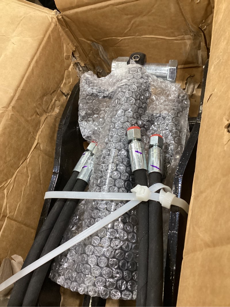 Condition photo showing As Is for Hydraulic Thumb Clip for Mini Excavators Digger Single Hole Hydraulic Thumb Attachment for 1-1.8Ton 