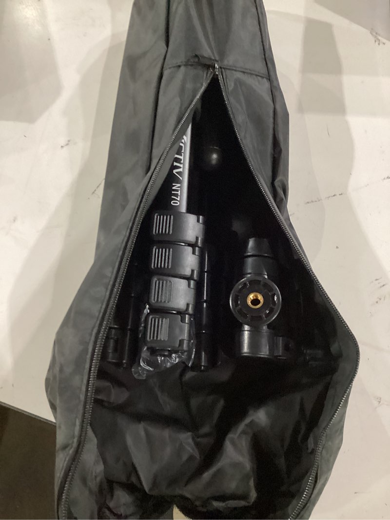 Condition photo showing Good Condition for victiv 74” camera tripod, tripod for camera and phone, aluminum professional tripod stand for canon nikon with carry bag and phone holder, compatible with dslr, iphone, spotting scopes, max load 9.5lb black 74 inch