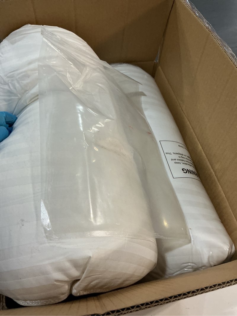 Condition photo showing Good Condition for Beckham Hotel Collection Bed Pillows Standard/Queen Size Set of 2 - Original Soft Down Alternative Pillow for Sleeping - Soft Support for Back, Stomach or Side Sleepers Queen / Standard White