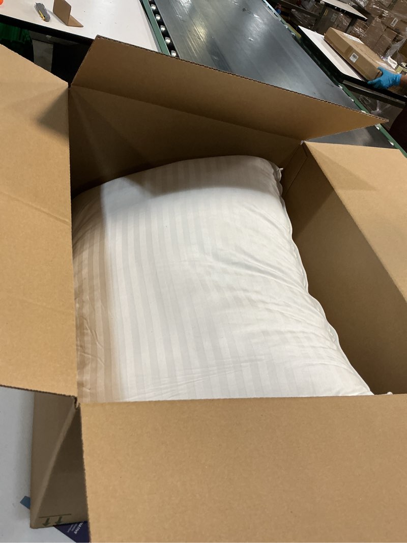 Condition photo showing As Is for Beckham Hotel Collection Bed Pillows Standard/Queen Size Set of 2 - Original Soft Down Alternative Pillow for Sleeping - Soft Support for Back, Stomach or Side Sleepers Queen / Standard White