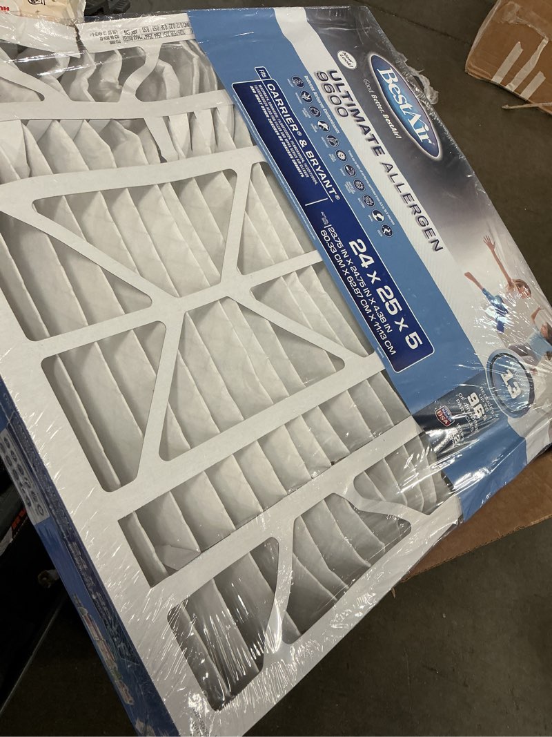 Condition photo showing Good Condition for 24 x 25 x 5 carrier/bryant fpr 10 air cleaner filter