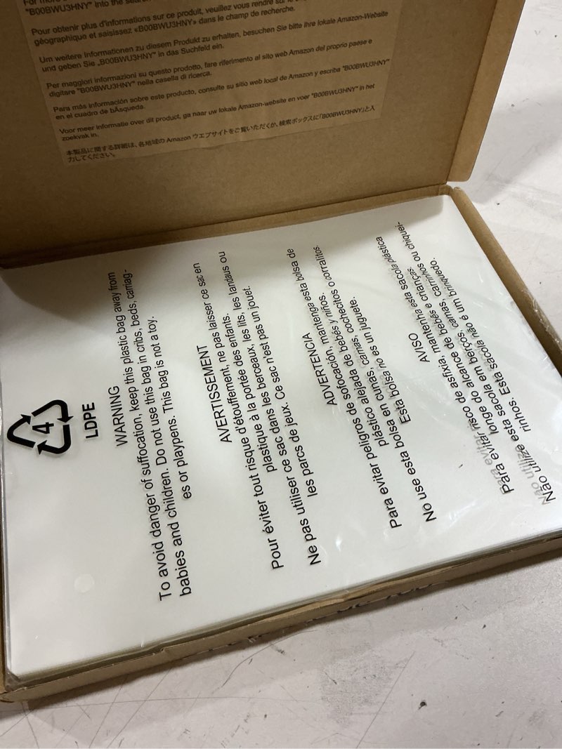 Condition photo showing Good Condition for amazon basics clear thermal laminating sheets for documents and photos, 9 x 11.5-inch, 2.8 mil, 100-pack