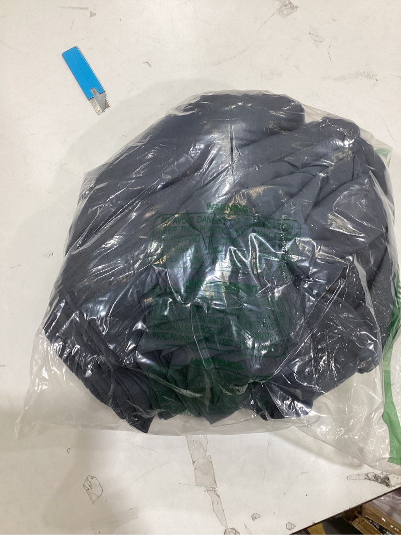 Condition photo showing Good Condition for ROSGONIA California King Comforter Set Charcoal Gray,3pcs(1 Dark Grey Cal King Comforter & 2 Pillowcases) Ligfhtweight Bedding Bedspread Blanket Quilt California King Comforter 104"x96" Charcoal Gray