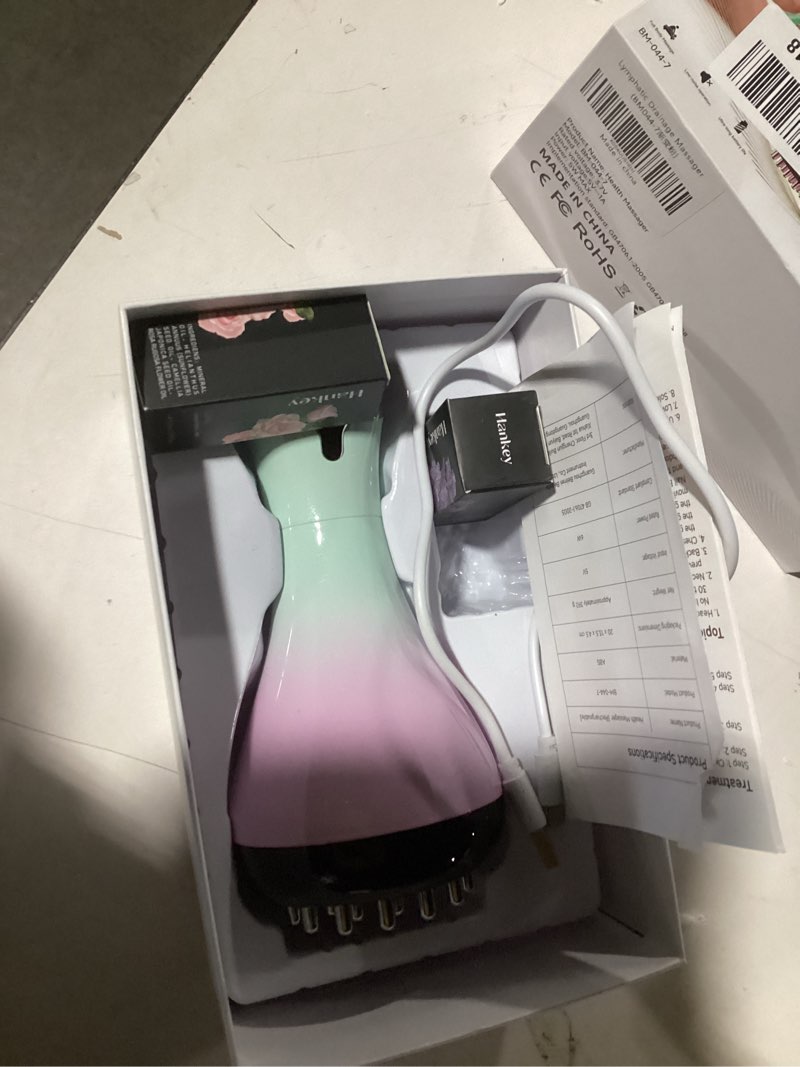 Condition photo showing Good Condition for Lymphatic Drainage Massager, Anti-Cellulite Massager For Body Cellulite and Thigh & Belly Stretch Marks Reduction, Handheld Massage tools for lymphedema & lipedema, Sciatica Nerve pain relief Devices