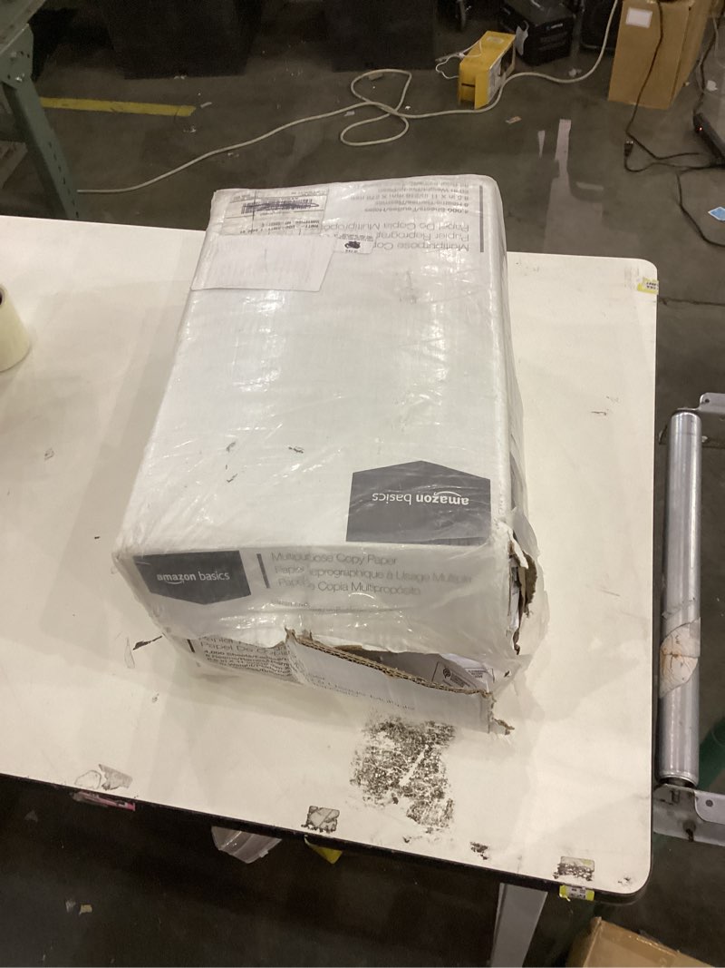 Condition photo showing New/Like New for Amazon Basics Multipurpose Copy Printer Paper, 20 lb, 8.5 x 11 Inches, 8 Reams (4,000 Sheets), 92 Bright, White 8 Reams | 4000 Sheets Letter (8.5x11)