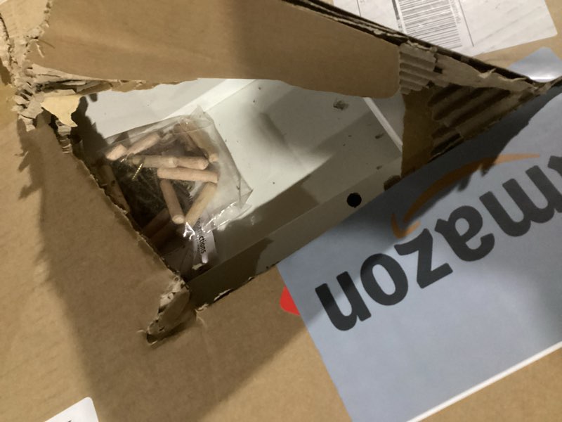 Condition photo showing Good Condition for 14'' * 24'' Recessed Medicine Cabinet Wall Niche Wood, 3-Tier Bathroom Niche Insert for Drywall, in Wall Shelf Medicine Cabinets Replacement, for Living Room, Bathroom Storage, White Chalk White 24''H * 14''W (3 Tiers)