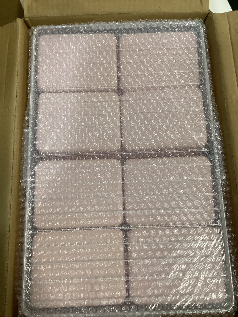 Condition photo showing New/Like New for Stackable Snackle Box Container with 2 Lids, 14 Compartments - BPA-Free Snackle box Organizer, Dishwasher & Microwave Safe Reusable Snacklebox for Veggies, Fruits, Charcuterie, Snacks (Pink, 2 Pack) Pink 2 Pack