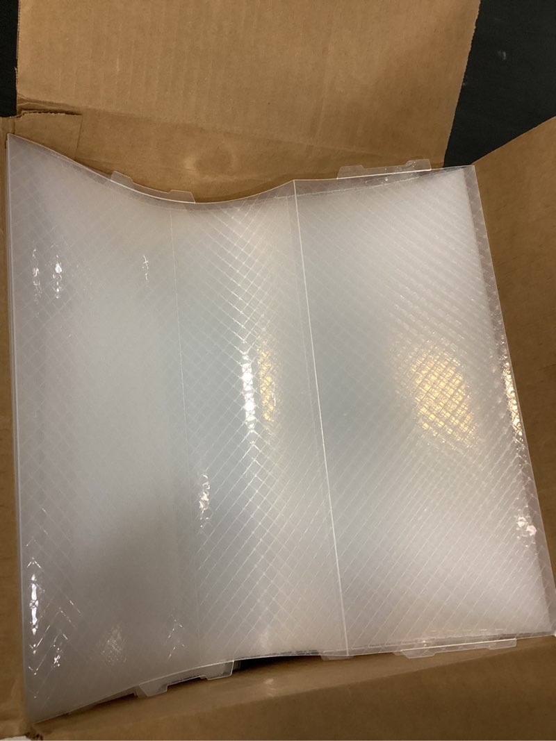 Condition photo showing As Is for Kuject Large Shoe Organizers Storage Boxes for Closet, 12 Pack Clear Plastic Stackable Storage Bins with Lids, Under Bed Shoe Containers for Entryway, Drop Front, Fit up to Women's Size 10,Black