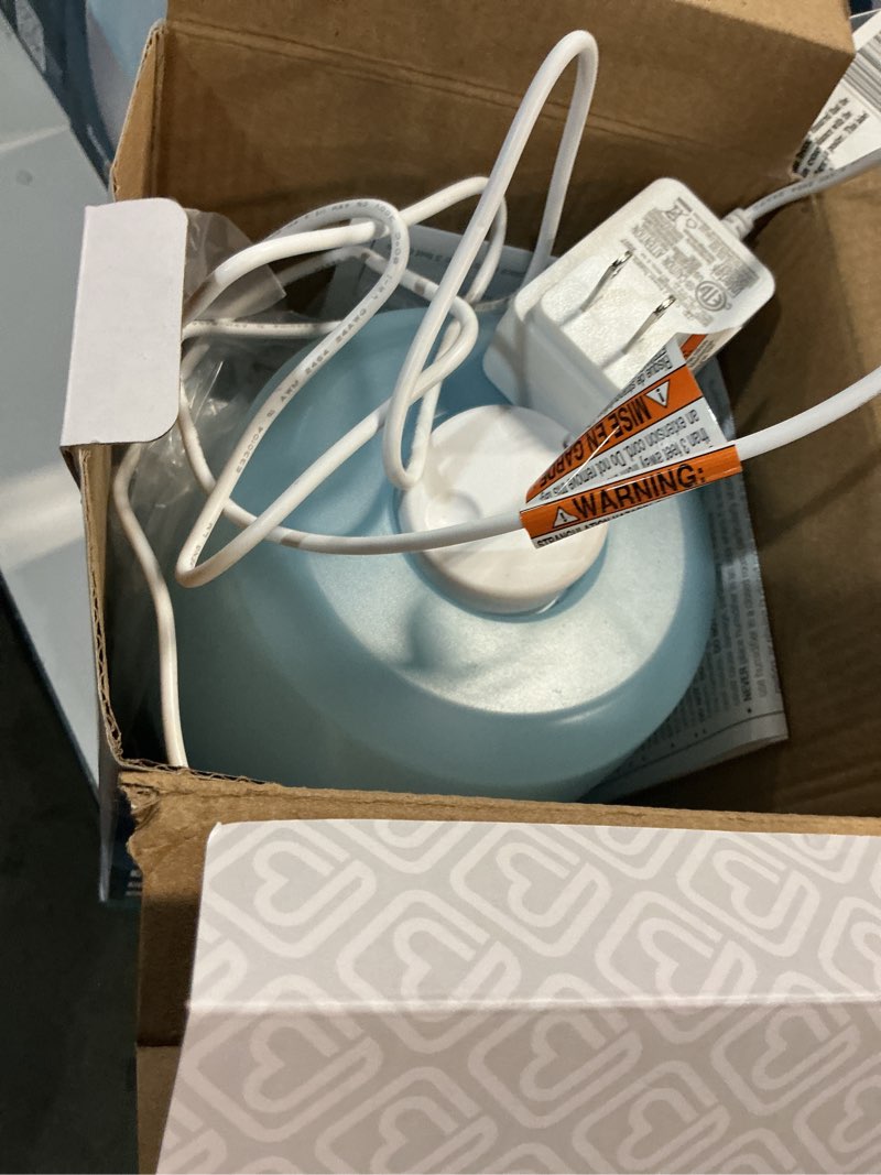 Condition photo showing As Is for safety 1st everyday compact cool mist humidifier, blue