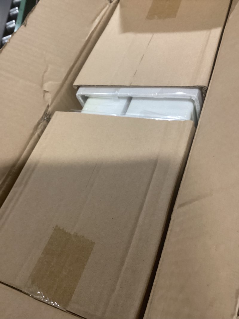 Condition photo showing Good Condition for 21" Set of 2 Touch Control Table Lamps with 2 USB & AC Outlets, 3-Way Dimmable Modern Nightstand Lamps for Bedroom Living Room Office Reading, White Shade Bedside Lamps, 5000K LED Bulbs Included. White Linen & Brushed Nickel(Base)-5000K