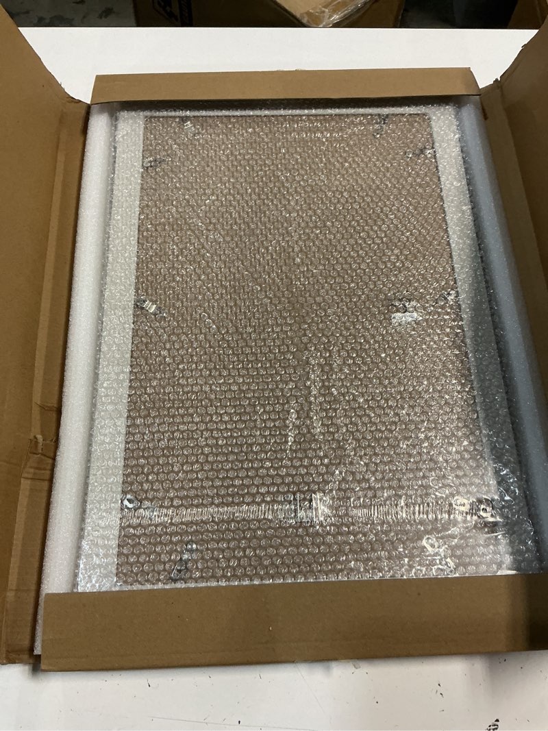 Condition photo showing New/Like New for 11x17 picture frame with real glass set of 2-vintage frames - antique style frames for wall - ornate frame for rustic white office or home decor display family friends wedding gift