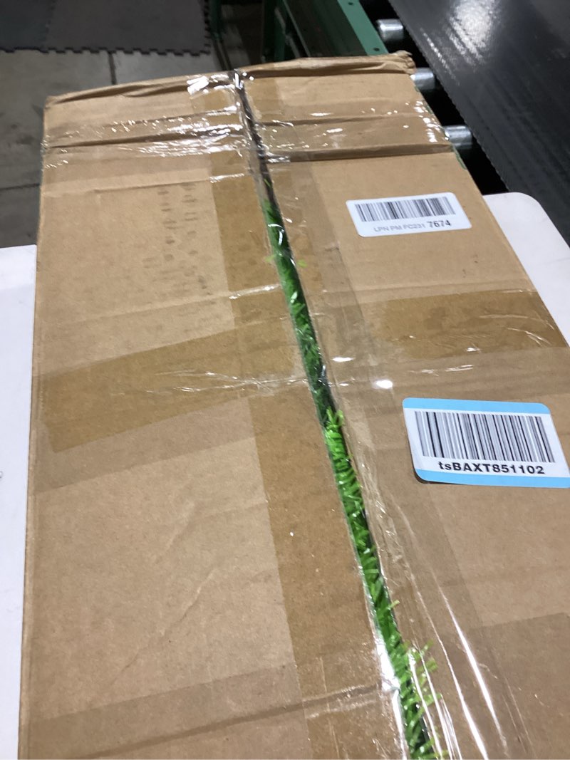 Condition photo showing New/Like New for 6FT Whimsical Christmas Tree Prelit, Artificial Bent Lime Green Christmas Tree with Lights and Ball Ornaments Metal Base for Xmas Holiday Party Supplies Decor Indoor 6 FT