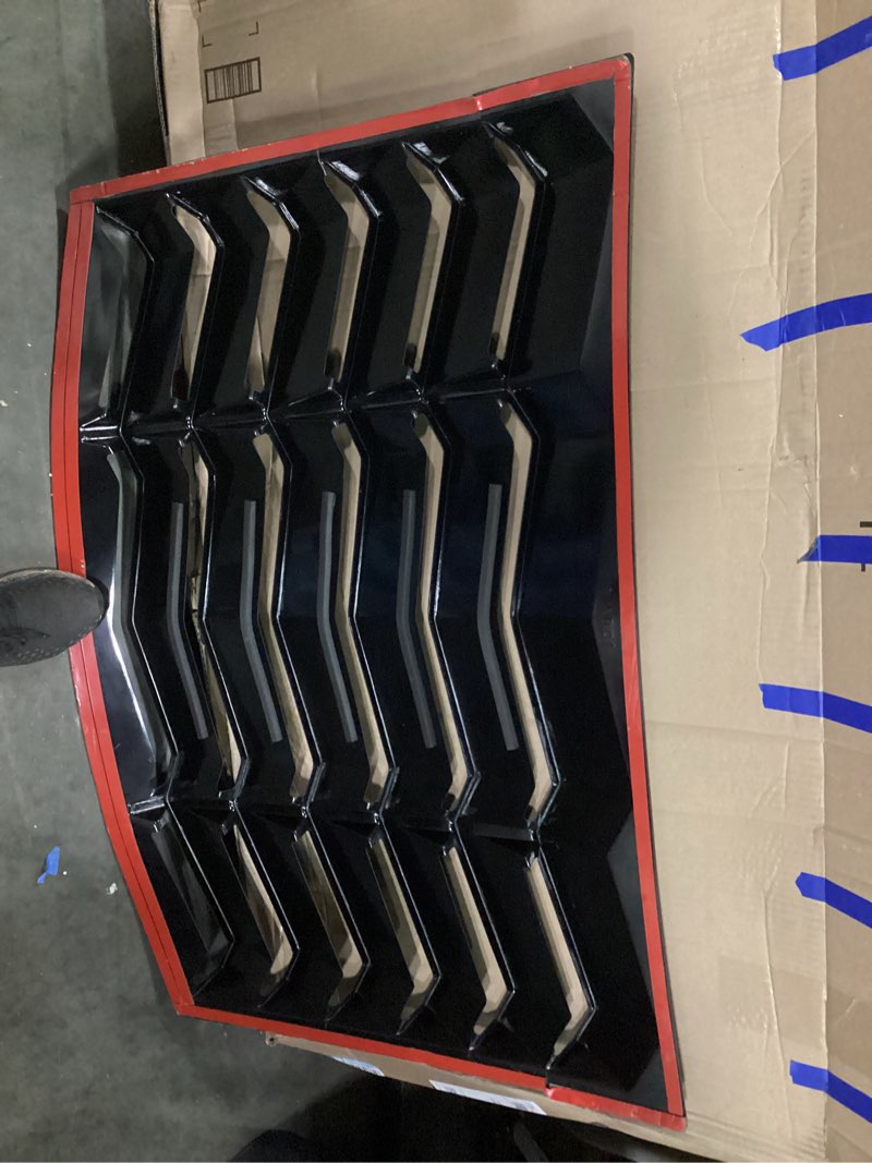 Condition photo showing Good Condition for window louvers 2010-2015 rear+side set sun shade windshield cover matte black compatible with chevrolet chevy camaro 2010 2011 2012 2013 2014 2015 rear + side black