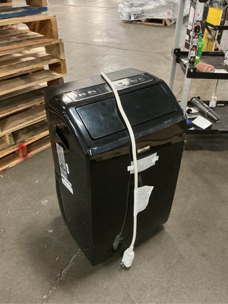 Condition photo showing As Is for lg 10,000 (doe) btu 115-volt portable air conditioner unit cools 450 sq. ft. with dehumidifier and wi-fi in black