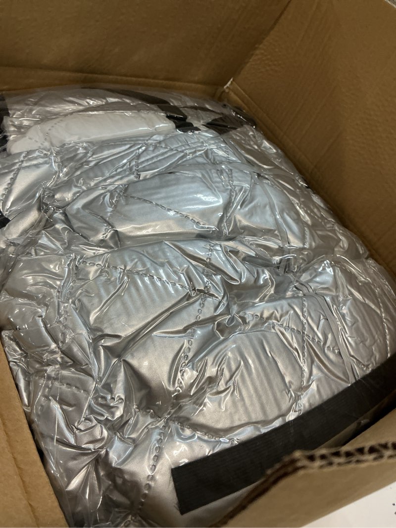 Condition photo showing Good Condition for hail car cover protection custom fit for suv jeep-length (181 to 205in) 5-layer hail car cover protection thickened all-weather waterproof for outdoor hail, snow silver custom fit for suv jeep-length (181 to 205in)
