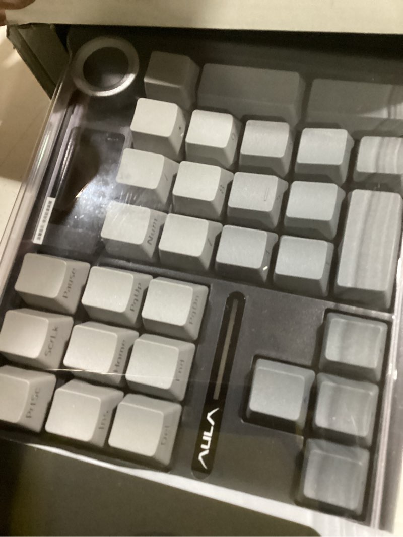 Condition photo showing Good Condition for AULA F108 PRO - Wireless Mechanical Keyboard with Screen & Knob,Full Size Keyboard with 8000mAh Battery,Pre-lubed Switches,Side Printed PBT Keycaps,RGB Backlit Hot Swappable Custom Gaming Keyboards Gradient Black