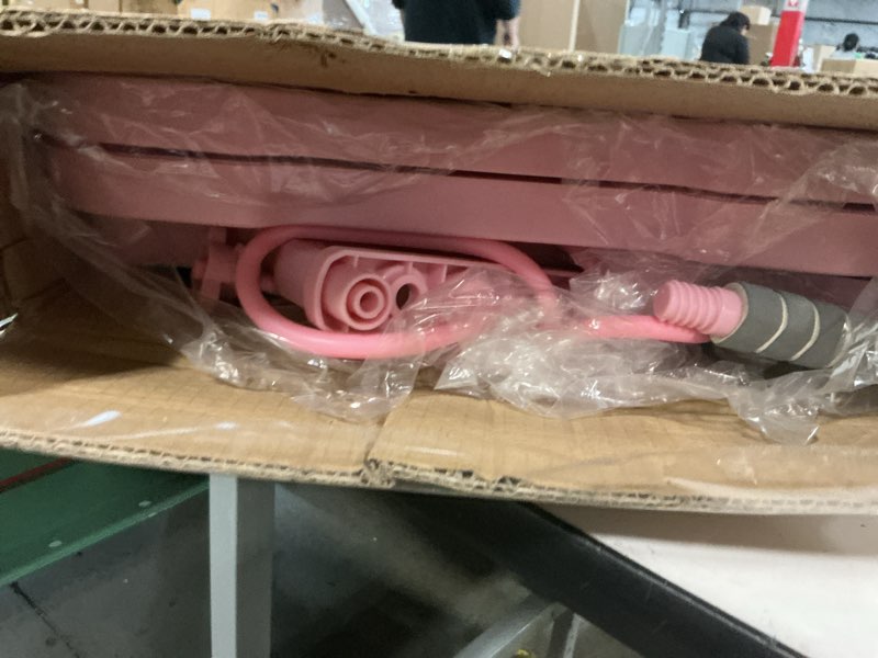 Condition photo showing Good Condition for multifunctional pilates board - home fat burning fitness equipment with 3 modes, foldable design, 330lbs capacity, stainless steel rollers for core, leg, arm & back training pink