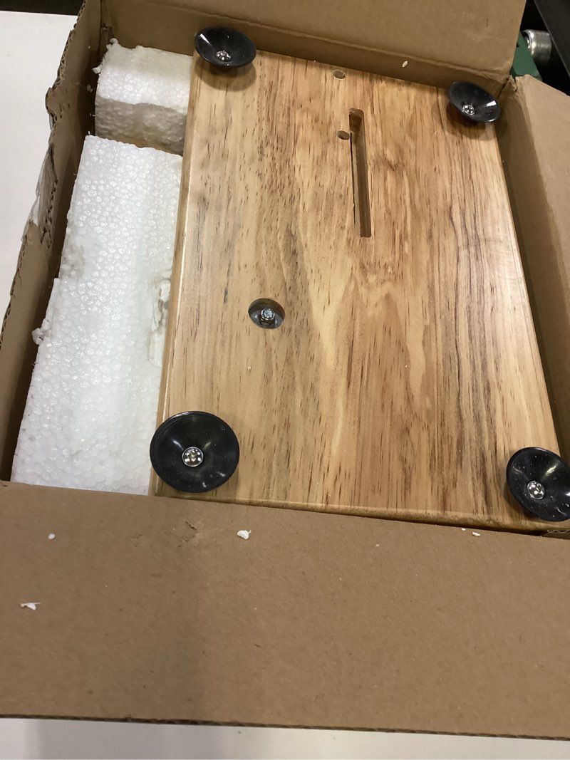 Condition photo showing Good Condition for Bread slicer for homemade bread Easy to clean adjustable thickness for even slicing Manual bread slicer with hand crank Strong and stable suction makes slicing bread a breeze hand crank bread slicer