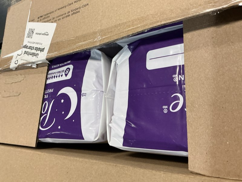 Condition photo showing New/Like New for poise incontinence bladder control pads overnight fresh protection ultimate absorbency - 96ct