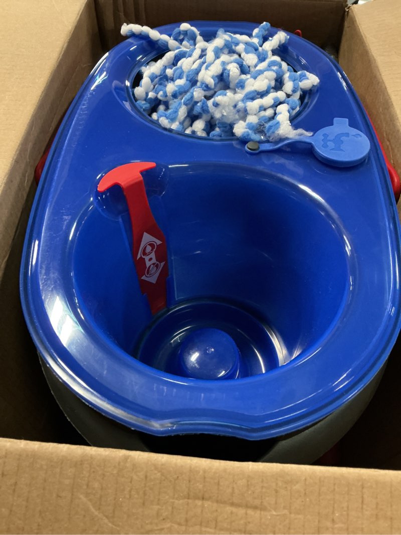 Condition photo showing Good Condition for o-cedar rinseclean spin mop & bucket system