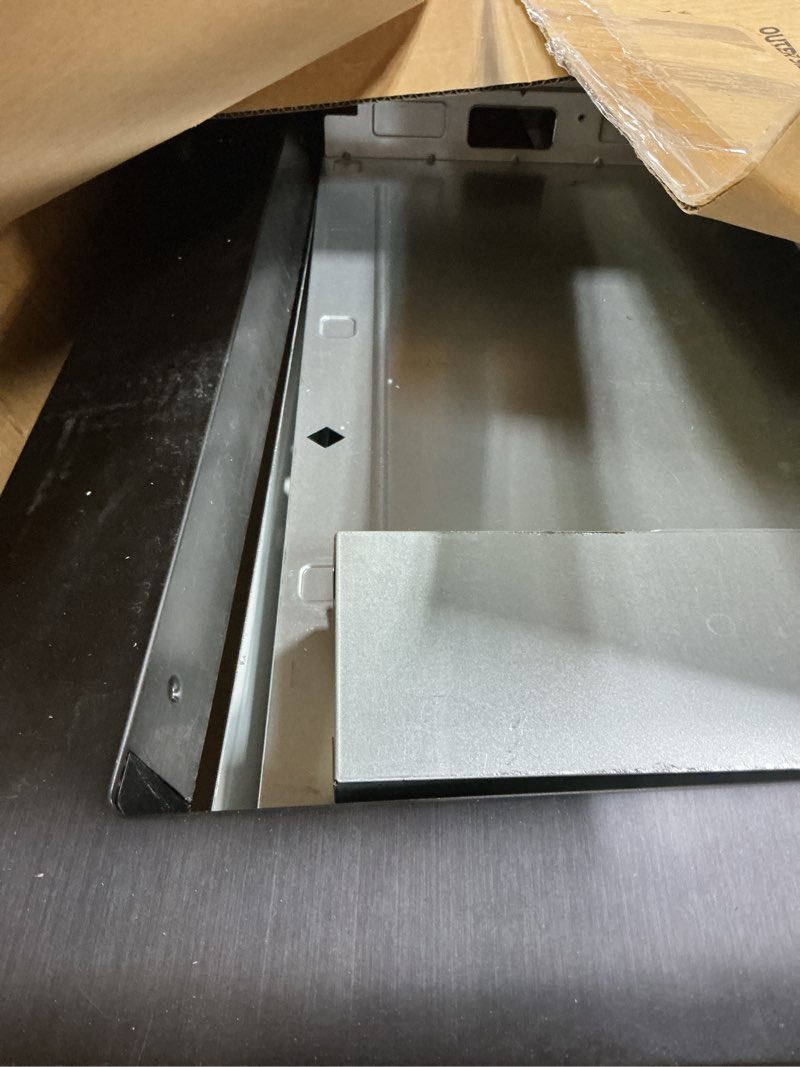 Condition photo showing As Is for samsung ma-tk8020tg/aa microwave oven trim kit, black