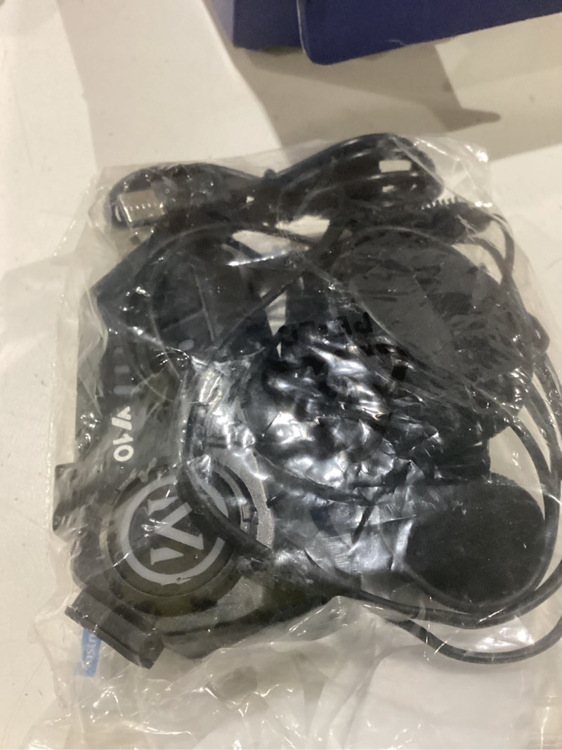 Condition photo showing As Is for Motorcycle Helmet Bluetooth Headset Speakers with HiFi Sound,Noise Cancellation,1000mAh Battery,25 Hours Use,Boom Mircrophone,Easy to Install Use with Golves,IPX6 Waterproof,Voice Assistant