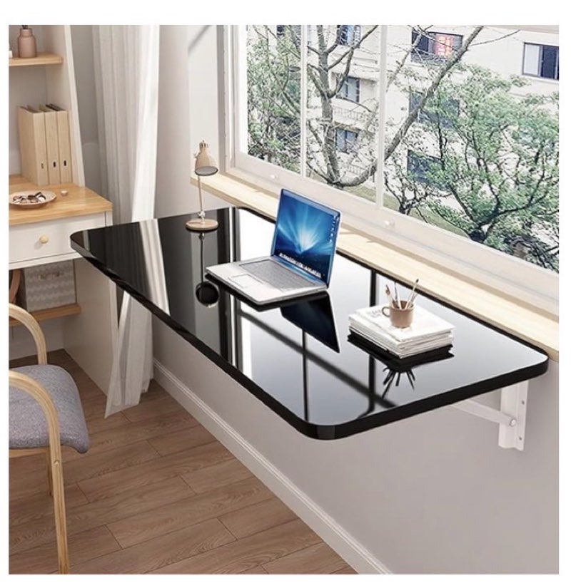 skvskv laundry folding table wall mounted, floating desk for wall small spaces, wall folding table f