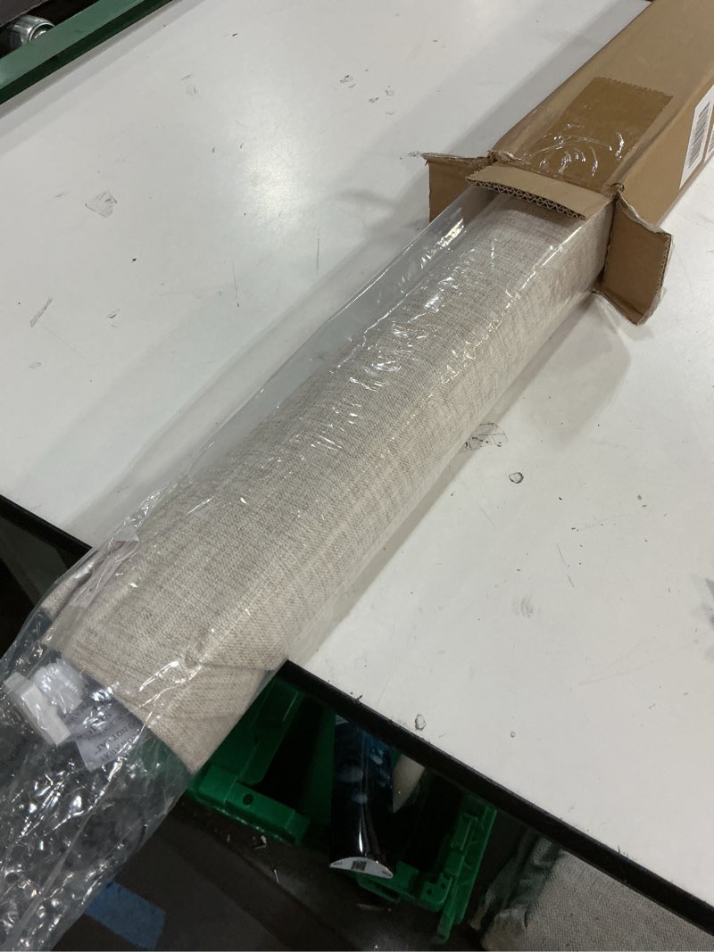 Condition photo showing Good Condition for lazblinds no tools no drill cordless roman shades for windows, blackout thermal insulated uv blocking window blinds, room darkening fabric blinds for indoor windows, 27'' w x 64'' h, beige blackout - beige 27" w x 64" h