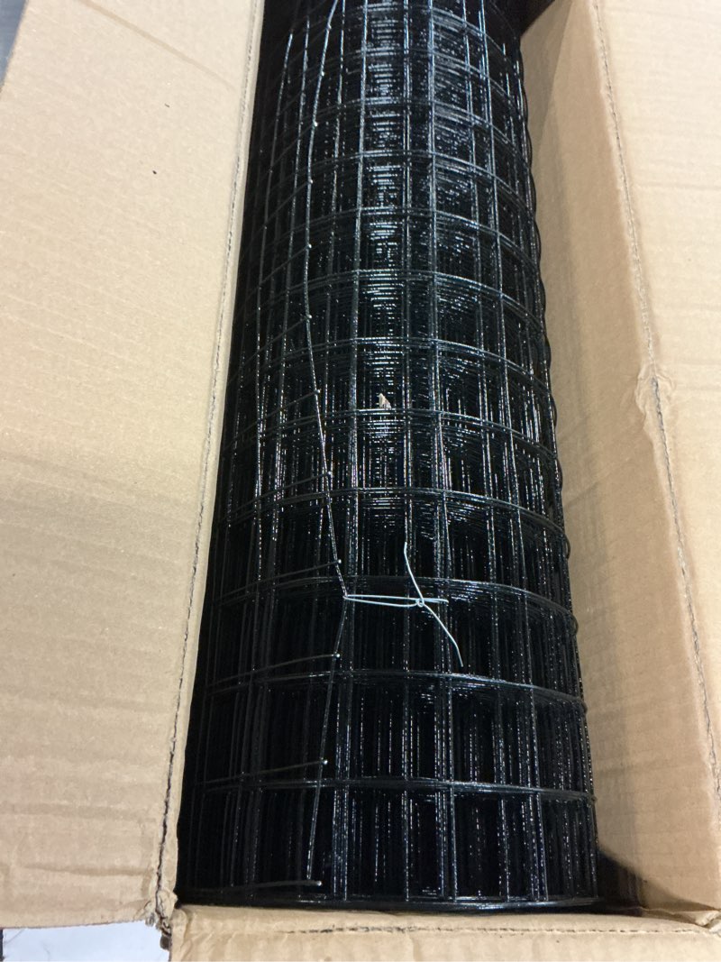 Condition photo showing Good Condition for 24'' x 50' 1.5inch hardware cloth 16 gauge black vinyl coated welded fence mesh for home and garden fence and home improvement project