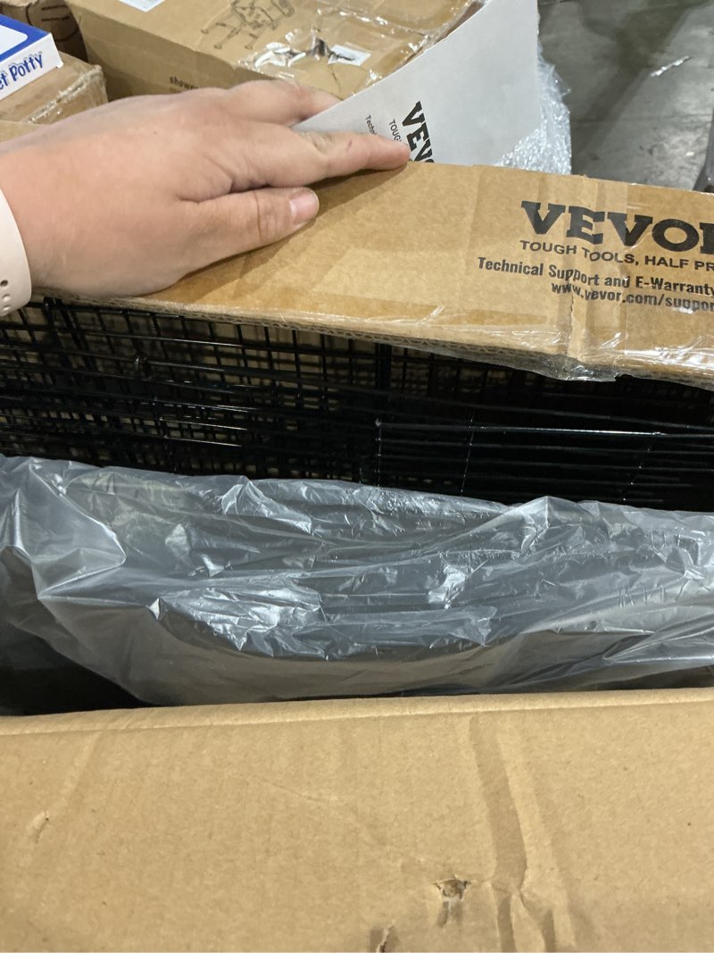 Condition photo showing Good Condition for vevor flight bird cage, stackable bird cage parakeet cage with slide-out tray and handle, small parrots birdcage for cockatiels budgies conure macaw finch lovebirds canaries pigeons black