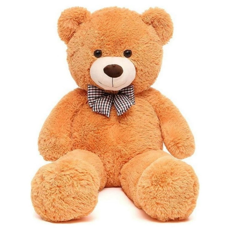 ikasa giant teddy bear plush toy stuffed animals (brown, 30 inches)